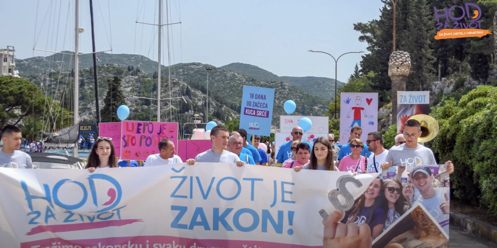 Hod za život, obitelj i Hrvatsku u Opuzenu